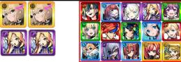 ルシファ*2ー+エル*2+赤枠キャラランダム4体+オーブ4100