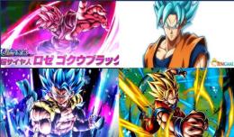 UL超サイ悟空+ULブルーゴジータ+ＵＬ桃色（ももいろ）+0-100刻の結晶