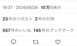 日本人フォロワー1100人 最高インプ10万 2015年産