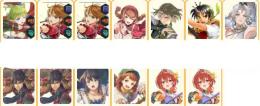 初期垢 PUx7 リアン+ジーン+マリエ+ルック+オデッサ凸+サフィア+ゲオルグ凸