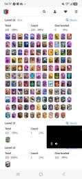 グロ大634位　20勝達成　レベル16多数