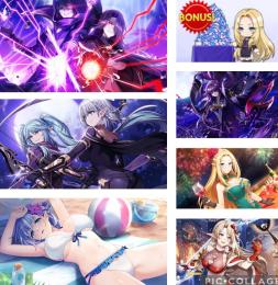 シャドウ＆アウロラ　イプ＆ベータ　イータ　水着ベータ　周年ミッション解放済　幻魔石８万個↑初期アカ