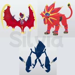 色違いルナアーラ　ソルガレオ　ネクロズマ　３体セット