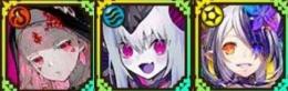 巫獣の魂神ユレア+魔界の邪氷姫イオレット+魔蝕の妖精霊リィリス+1600光結晶+限定40-60体