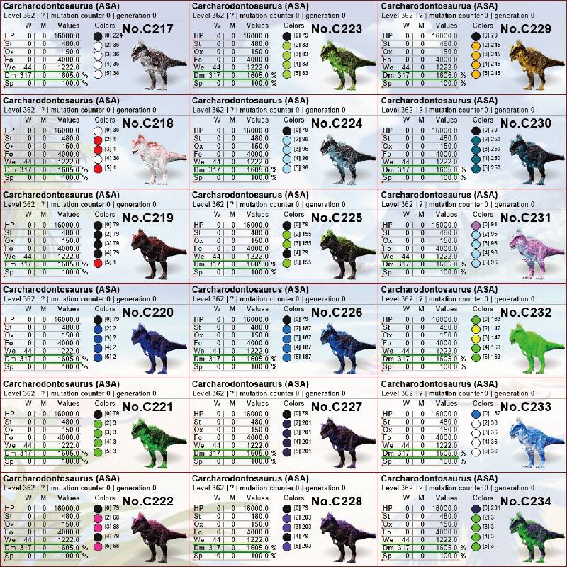 〓〓〓*:ARK・ﾟASA*:・ﾟカルカロドントサウルス②*::・ﾟ〓〓｜ASA