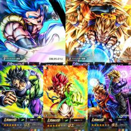 【破格】🌈ULゴジータ 悟空&ベジータ LRブロリー シャレット ゴハトラ 刻の結晶36447個