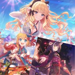 リセマラ 正月キャル 正月ペコ 水着サレン 水着ペコ 水着タマキ フェス限6種