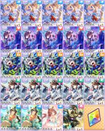 ジュエル8万3900個【最強初期アカ 環境サポ4種完凸+虹結晶1個所持】