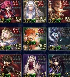 カレン　魔銃士リルベット　巫女セラ　所持アカウント