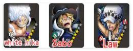 Android専用　四皇白ニカ+サボ+赤ロー+ダイヤ4300+金欠片7800+6★50体