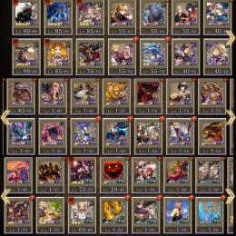 引退 ユウナ120完凸 バハムート完凸 xmsヴィオラ ティーダ アーロン 王モント 2B 9S