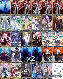 石3087個分🔵高杉晋作 宝具5✨️ ククルカンら限定多数＋オベロン＋水着ら7人権✨️