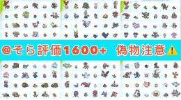 🔥ガラル全図鑑🔥剣盾・冠・鎧　通常と色　2400匹✨配布・対戦用 6V菱色違　表裏ID親名ボール変更