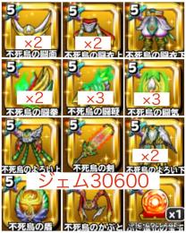過去最高‼️不死鳥装備超大量‼️ジェム30600❗️