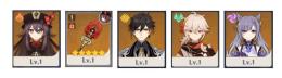 🌟超レア🌟初期垢★5×5 Asia サーバー ★5  胡桃✙護摩の杖、万葉、鍾離、刻晴