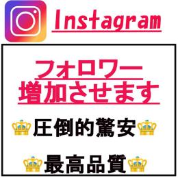 Instagram フォロワー増やします✅圧倒的驚安✅２か月間減少保証✅インスタ