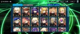 現在SSRキャラ全部所持