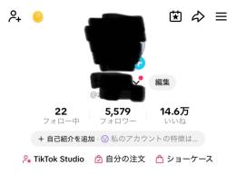 TikTok フォロワー5500⤴︎
