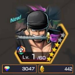 閻魔ゾロ ダイヤ3047 金のかけら442 初期垢