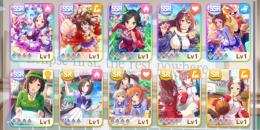 リセマラ　SSR6枚　駿川たづな、スペシャルウィーク、スーパークリーク、他