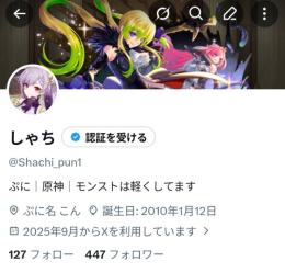 シャドバンなし