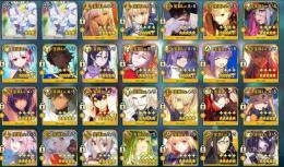 ＦＧＯ廃課金アカウント/★5 82種203体/カレスコ完凸 4枚/リリース開始プレイ全イベントクリア