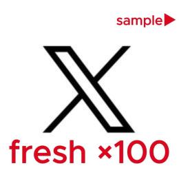 【100個セット】Twitter【X】✅作成後3週間以上経過
