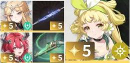 カルテジア+定めを覆す荊冠+シャコンヌ+森のアリア+ヴェリーナ+恒常星5キャラ0-3体