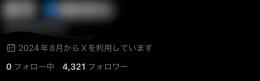裏垢女子フォロワー4300人