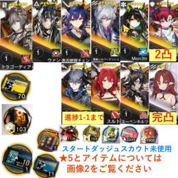 石128660個+券70枚+トラゴーディア+ウァン+赤刃+凛御+ユー+ロゴス+Mon3tr+スルト
