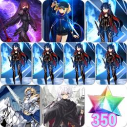 【ストーリー未進行 初期垢】Sイシュタル宝具5+スカサハ+謎のヒロインX+聖晶石350