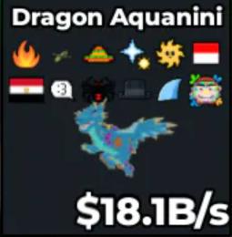 🌟Dragon Aquanini🌟18.1B/s アクアドラゴン