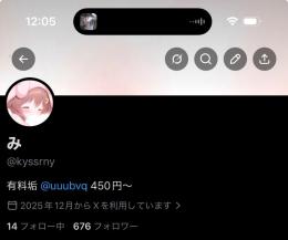 値下げ可 7垢セット アダアフィ ネカマ エ口垢 総2000フォロワー 