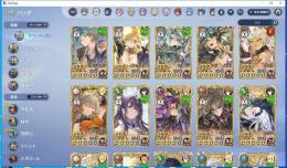 お金やアイテム、SSR、限定装備等多数所持した初期アカウント販売　A