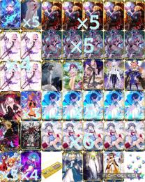 石3974個分 🔵ドラコー宝具5、水着伊吹宝具5、キャストリア宝具4✨水着シエルら限定多数、人権網羅