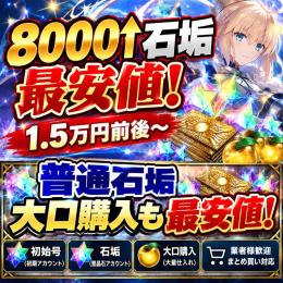 業界で圧倒的最安値です！料金表↓ 。石垢8000↑が1万前後です！
