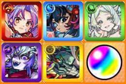 【カマエル&EX4種 確定！】 オーブ1100↑　ガチャ限60↑　ランク200↑