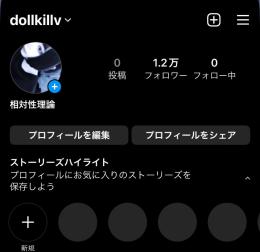 Instagramフォロワー1.2万アカウント 今日だけ値下げ
