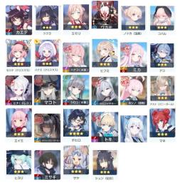 初期垢 石12万個 星3x28体 水着ハナコ、ドレスヒナ、水着シロコ、ミカ、アコ、ワカモ、ホシノ臨戰
