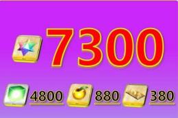 初期垢 聖晶石7300個以上+呼符380枚+果実880個以上+その他