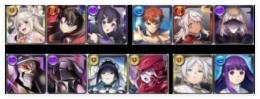 画像キャラランダム2体+クリスタル10000　初期垢