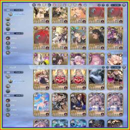 リセマラ 初期 リエン+サマエル2凸+古代ヘリオス+テレミス+イングリッド+ゼルカ+衣装4種