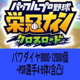 パワダイヤ9000-12000個+PSR選手4-8体（含凸）