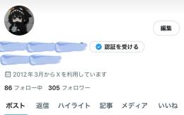 サーチバンなし日本人フォロワー300人越えアカウント