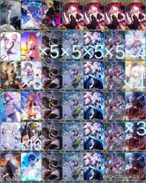覇権✨石1839個分+4章千個✨🔵黒の聖杯ら高凸✨リリス、ロウヒ、モルガン、水着伊吹ら宝具5✨人権