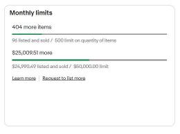 ebayセラーアカウント リミット500品/50,000ドル 法人アカ 日本語サポート付