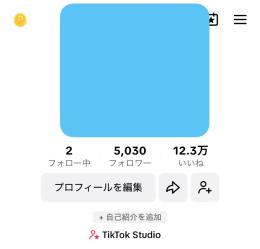 【TikTokアカウント】直近約200万再生の投稿あり！アフィリエイト月4万円