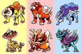 ✨【色違い＆オシャボル入り】✨ エンテイ、ライコウ、スイクン＆パラドックスフォム‼️
