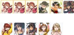 初期垢 マリエ2凸+リアン+ゲオルグ+ルセリナ+テンガアール+ラン+ビッキー+モーガン