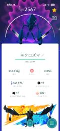 引退垢 色違いネクロズマ 